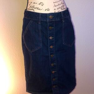 1822 middi denim shirt